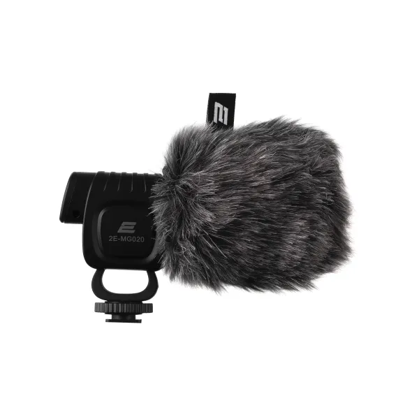 Микрофон пушка 3.5 Mini Jack Shoutgun Pro, чёрный 2Е (2E-MG020) - Фото 5