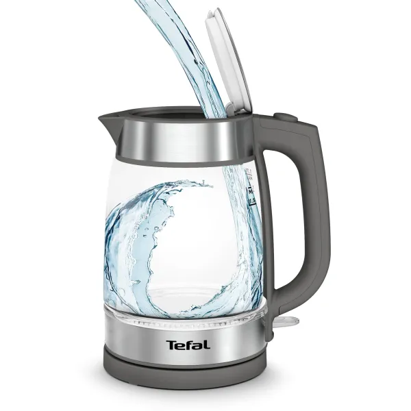 Электрочайник Glass Kettle Tefal (KI740B30) - Фото 7