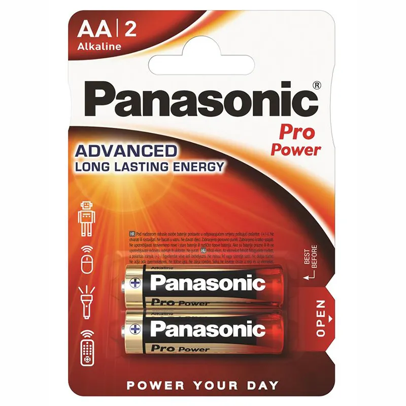 Батарейка AA лужна Pro Power блістер 2 шт Panasonic (LR6XEG/2BP) Батарейка AA лужна Pro Power блістер 2 шт Panasonic (LR6XEG/2BP)