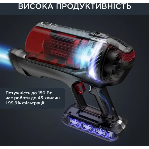 Пилосос безпровідний X-Force Flex 12.60 Auto Animal Rowenta (RH98A9WO) - Фото 6