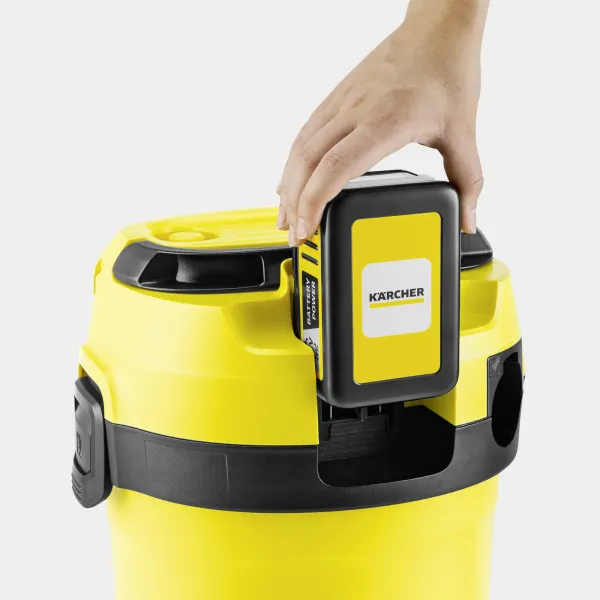Пылесос профессиональный аккумуляторный WD 3-18 Karcher (1.628-550.0) - Фото 5
