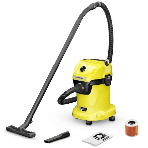 Пылесос профессиональный аккумуляторный WD 3-18 Karcher (1.628-550.0)