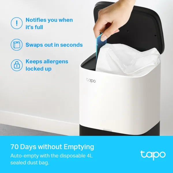 Пылесос робот TAPO RV 30 LIDAR TP-LINK (TAPO-RV30-PLUS) - Фото 5
