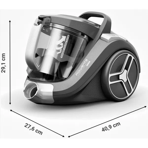Пылесос контейнерный Compact Power XXL Rowenta (RO4B75EA) - Фото 6