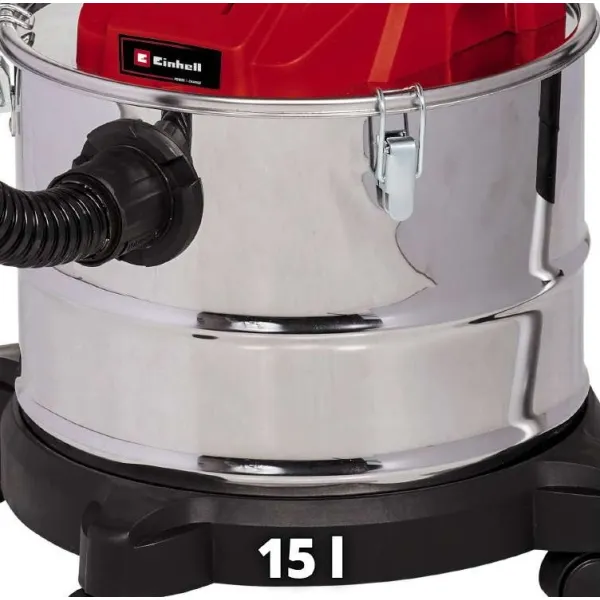 Пилосос професійний акумуляторний для золи TE-AV 18/15 Einhell (2351700) - Фото 4
