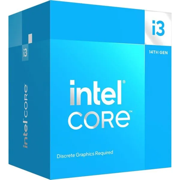 Процессор Core i3-14100F 4C/8T 3.5GHz 12Mb LGA1700 58W w/o graphics Box Intel (BX8071514100F)