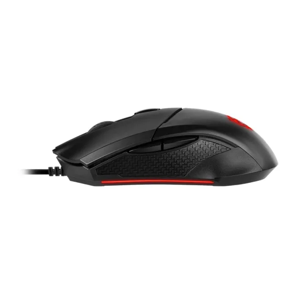 Миша USB-A Clutch GM08 Red чорна MSI (S12-0401800-CLA) - Фото 1