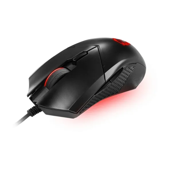 Миша USB-A Clutch GM08 Red чорна MSI (S12-0401800-CLA) - Фото 2