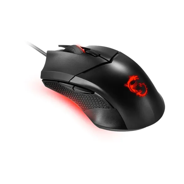 Миша USB-A Clutch GM08 Red чорна MSI (S12-0401800-CLA) - Фото 3