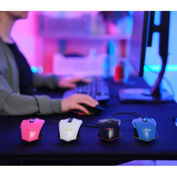 Мышь USB-A RGB GXT 109 FELOX синяя Trust (25067_TRUST) - Фото 3
