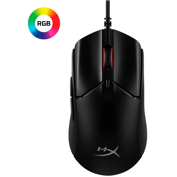 Мышь USB-A RGB Pulsefire Haste 2 чёрная HyperX (6N0A7AA) - Фото 6