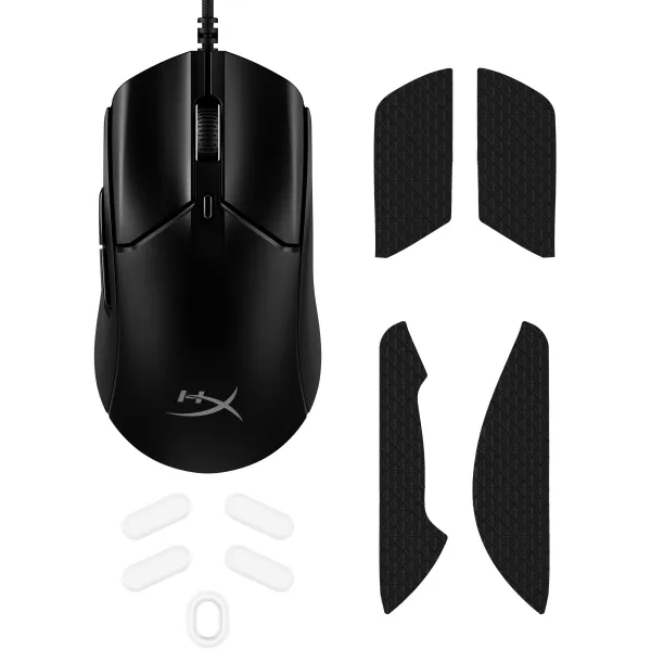 Мышь USB-A RGB Pulsefire Haste 2 чёрная HyperX (6N0A7AA) - Фото 11