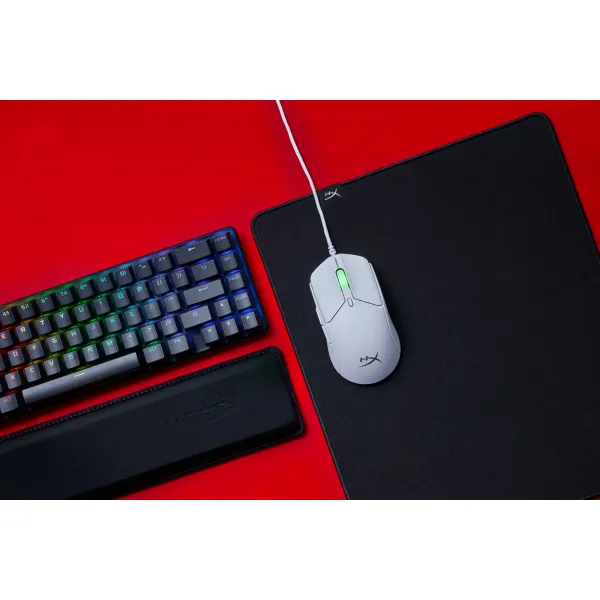 Мышь USB-A RGB Pulsefire Haste 2 белая HyperX (6N0A8AA) - Фото 3