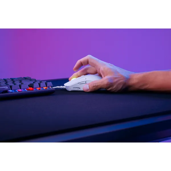 Мышь USB-A RGB Pulsefire Haste 2 белая HyperX (6N0A8AA) - Фото 11