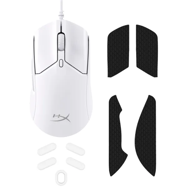 Мышь USB-A RGB Pulsefire Haste 2 белая HyperX (6N0A8AA) - Фото 14