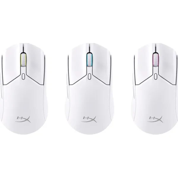 Мышь USB-A/WL/BT RGB Pulsefire Haste 2 белая HyperX (6N0A9AA) - Фото 8