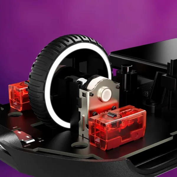 Мышь USB-A/WL/BT RGB Pulsefire Haste 2 чёрная HyperX (6N0B0AA) - Фото 2