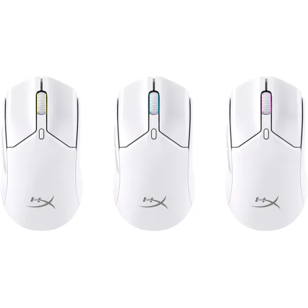 Мышь USB-A/WL/BT RGB Pulsefire Haste 2 mini белая HyperX (7D389AA) - Фото 8