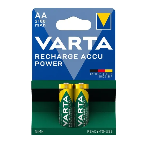 Акумулятор АА 2100 мАг, NI-MH, Power, 2 шт. Varta (56706101402) - Фото 10
