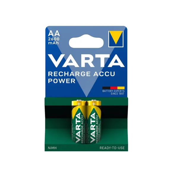 Акумулятор AA 2600 мАг, NI-MH, Power, 2 шт. Varta (05716101402) - Фото 11