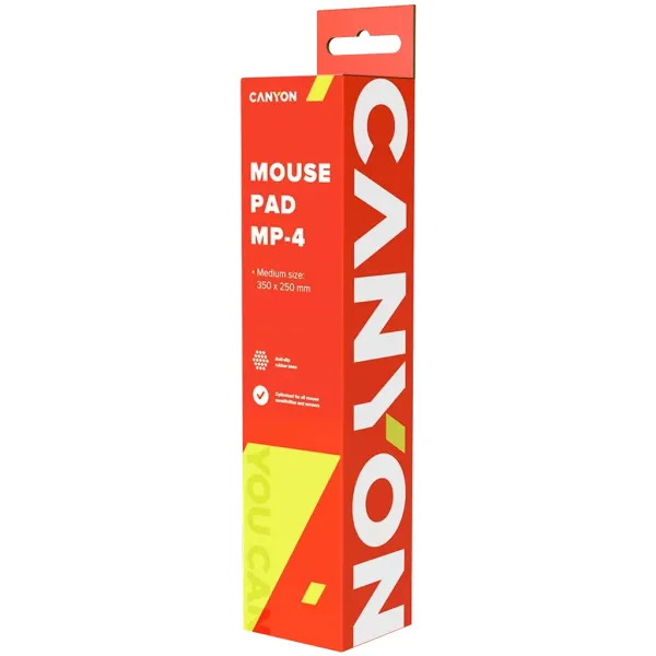 Килимок для миші MP-4, чорний Canyon (CNE-CMP4) - Фото 1