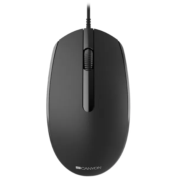 Миша USB оптична M-10 чорна Canyon (CNE-CMS10B)