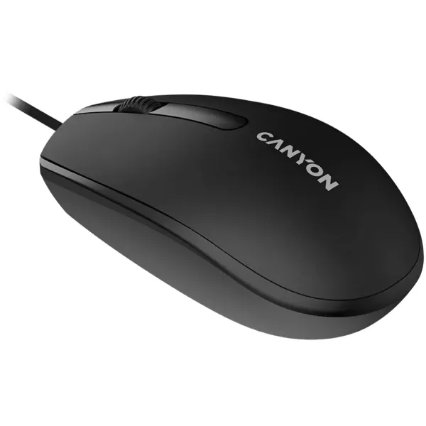 Миша USB оптична M-10 чорна Canyon (CNE-CMS10B) - Фото 4