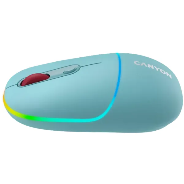 Мышь беспроводная оптическая MW-22 темно-синяя Canyon (CNS-CMSW22DC) - Фото 3