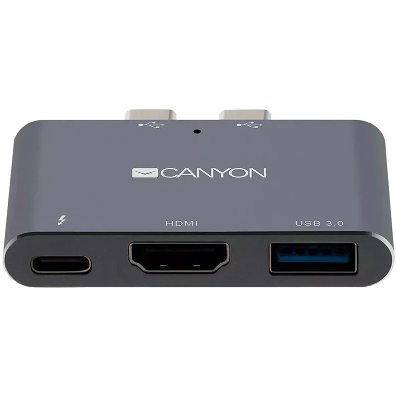 Хаб 3-в-1 мультипорт Thunderbolt 3 DS-1 Canyon (CNS-TDS01DG) Хаб 3-в-1 мультипорт Thunderbolt 3 DS-1 Canyon (CNS-TDS01DG)