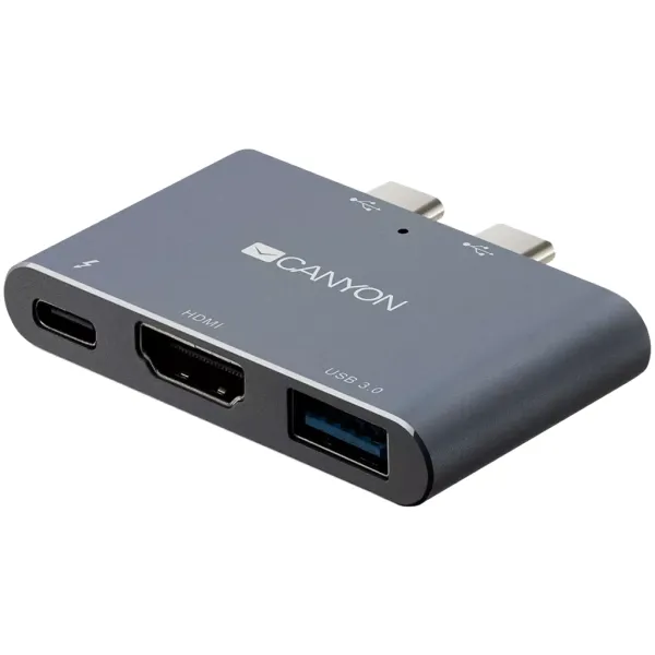 Хаб 3-в-1 мультипорт Thunderbolt 3 DS-1 Canyon (CNS-TDS01DG) - Фото 4