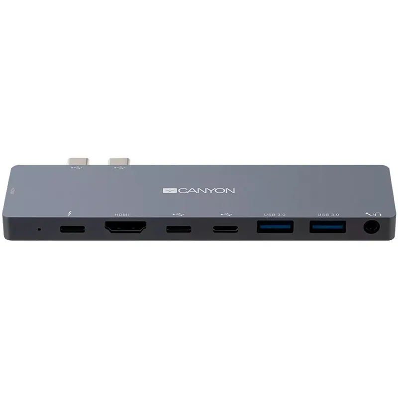 Хаб 8-в-1 мультипорт Power Delivery DS-8 Canyon (CNS-TDS08DG) Хаб 8-в-1 мультипорт Power Delivery DS-8 Canyon (CNS-TDS08DG)