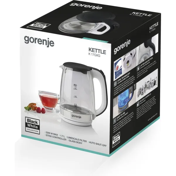 Електрочайник K17GXG Gorenje (K17GXG) - Фото 8