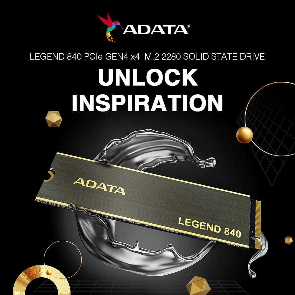 Накопитель SSD LEGEND 840 1TB, M.2, PCIe 4.0 ADATA (ALEG-840-1TCS) - Фото 2
