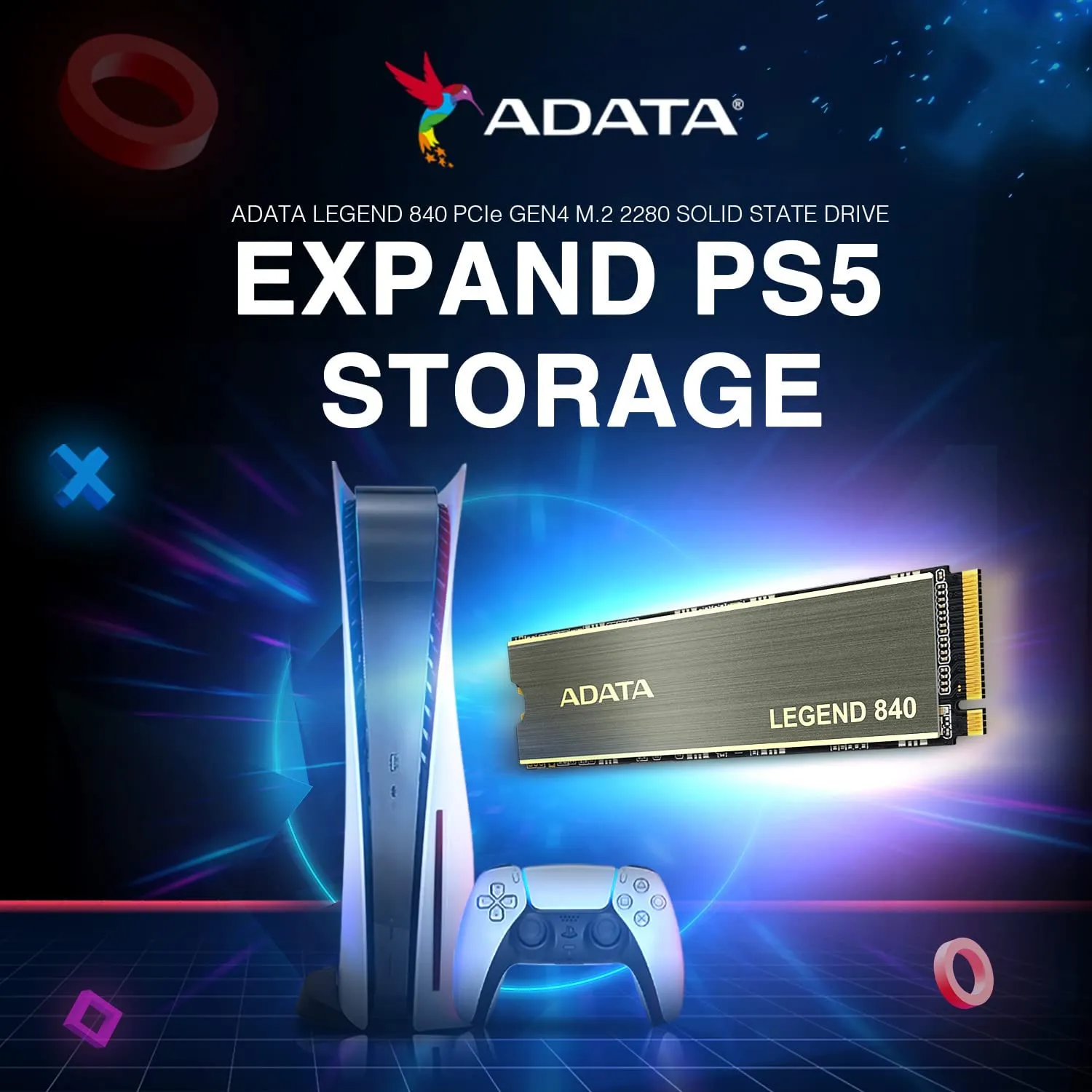 Накопитель SSD LEGEND 840 1TB, M.2, PCIe 4.0 ADATA (ALEG-840-1TCS) - Фото 5