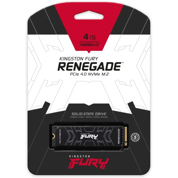 Накопитель SSD Fury Renegade 4TB, M.2, PCIe 4.0 Kingston (SFYRD/4000G) - Фото 4