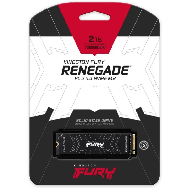 Накопитель SSD Fury Renegade 2TB, M.2, PCIe 4.0 Kingston (SFYRD/2000G) - Фото 4