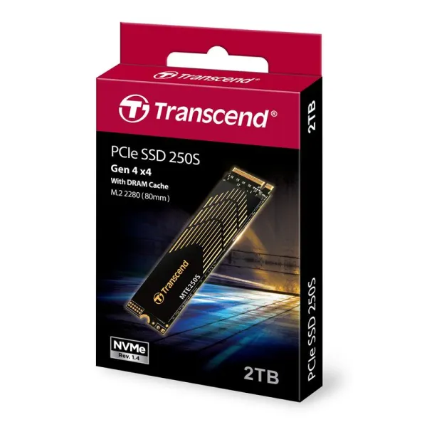 Накопитель SSD MTE250S 2TB, M.2, PCIe 4.0 Transcend (TS2TMTE250S) - Фото 4