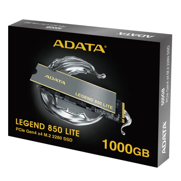Накопитель SSD LEGEND 850 Lite 1TB, M.2, PCIe 4.0 ADATA (ALEG-850L-1000GCS) - Фото 10