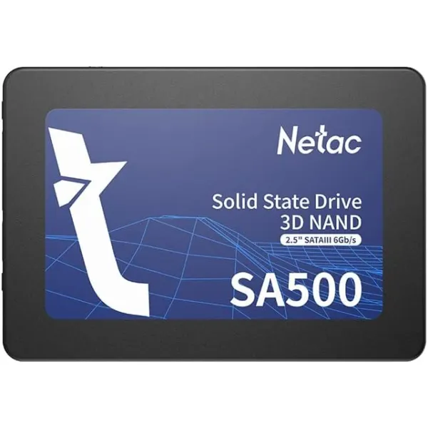Накопитель SSD SA500 128GB, 2.5", SATA Netac (NT01SA500-128-S3X)