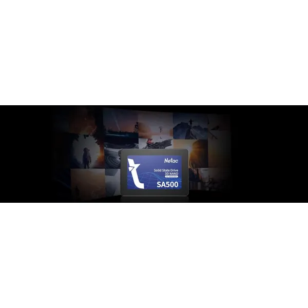 Накопитель SSD SA500 128GB, 2.5", SATA Netac (NT01SA500-128-S3X) - Фото 5