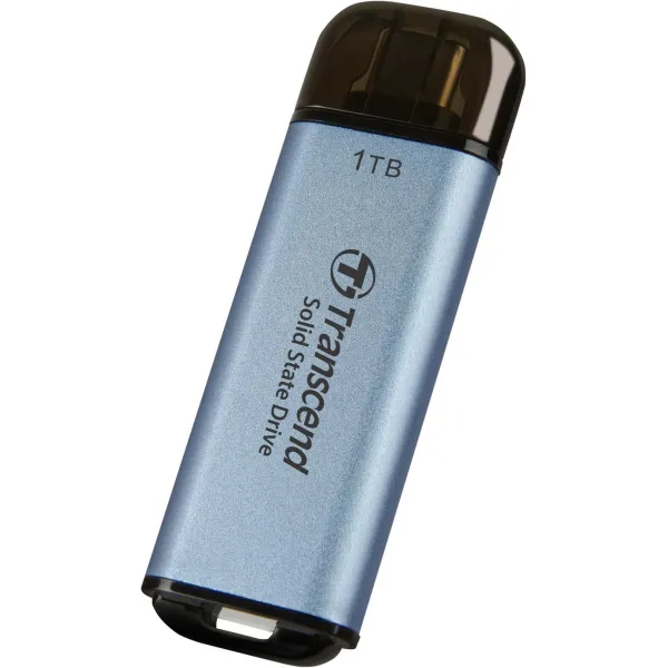 Накопитель портативный SSD ESD300 1TB, USB 3.1, Type-C  Transcend (TS1TESD300C) - Фото 1