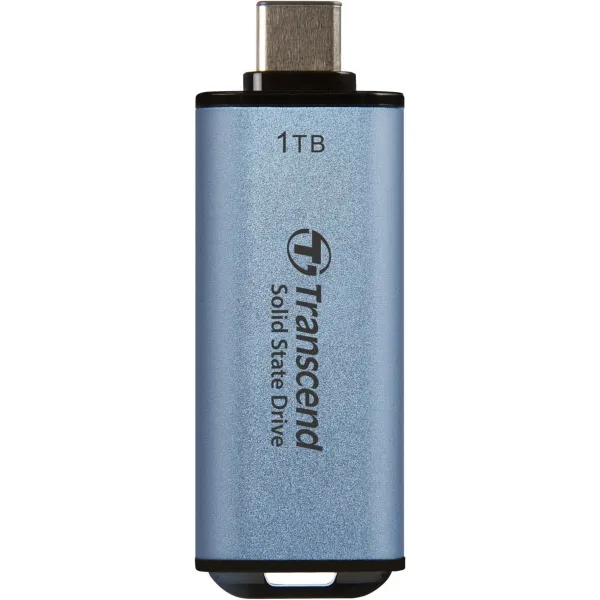 Накопитель портативный SSD ESD300 1TB, USB 3.1, Type-C  Transcend (TS1TESD300C) - Фото 5