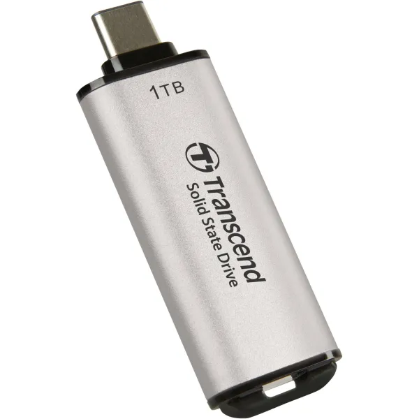 Накопитель портативный SSD ESD300 1TB, USB 3.1, Type-C Transcend (TS1TESD300S) - Фото 1