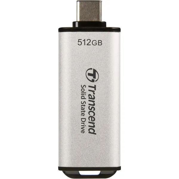 Накопитель портативный SSD ESD300 512GB, USB 3.1, Type-C  Transcend (TS512GESD300S) - Фото 4