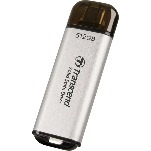 Накопитель портативный SSD ESD300 512GB, USB 3.1, Type-C  Transcend (TS512GESD300S) - Фото 6