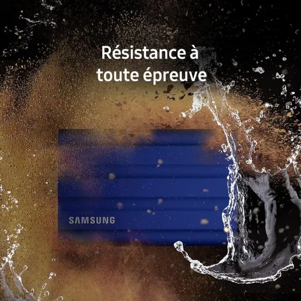 Накопитель портативный SSD T7 Shield 1TB, USB 3.2, Type-C  Samsung (MU-PE1T0R/EU) - Фото 5