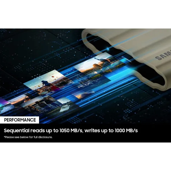 Накопичувач портативний SSD T7 Shield 1TB USB 3.2, Type-C Samsung (MU-PE1T0S/EU) - Фото 7