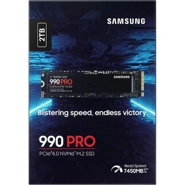 Накопитель SSD 990PRO M.2, 2TB, PCIe 4.0 Samsung (MZ-V9P2T0BW) - Фото 4