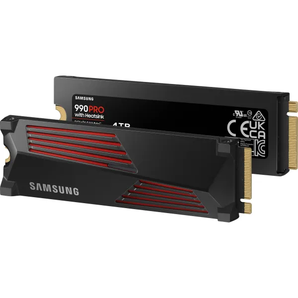 Накопитель SSD 990PRO 4TB, M.2, PCIe 4.0 + радиатор  Samsung (MZ-V9P4T0CW) - Фото 2