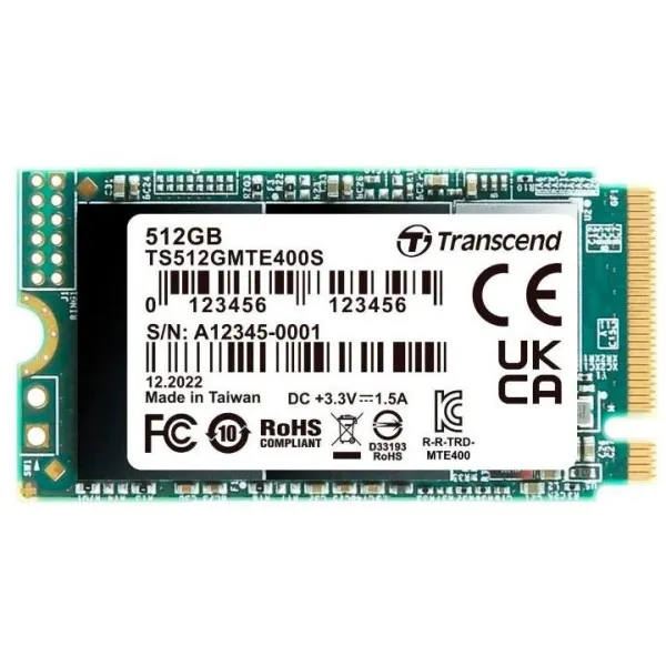 Накопитель SSD MTE400S 256GB, M.2, PCIe 3.0 Transcend (TS256GMTE400S)